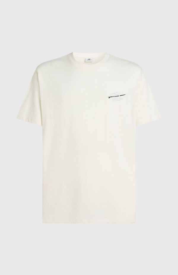 O'Neill Retro Back Print T-shirt - Snow White