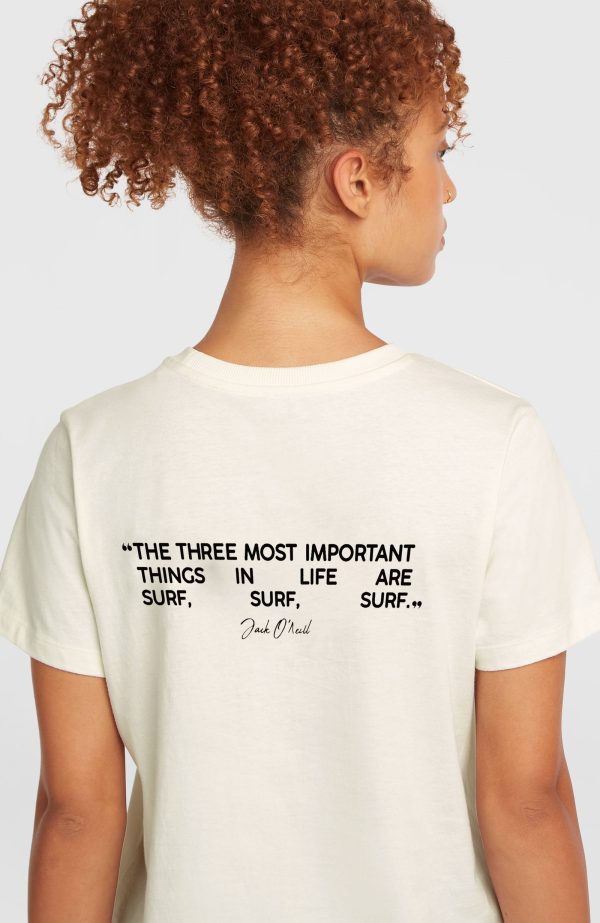 O'Neill Polygiene Cotton Graphic T-shirt - Snow White