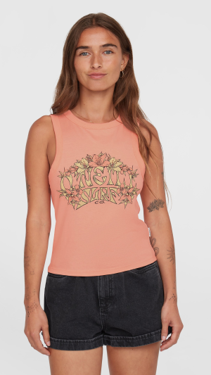 8a8b8c49-a166-47eb-8066-d20a35e16372 O'Neill Summer Must Haves Graphic Tank Top - Coral Pop