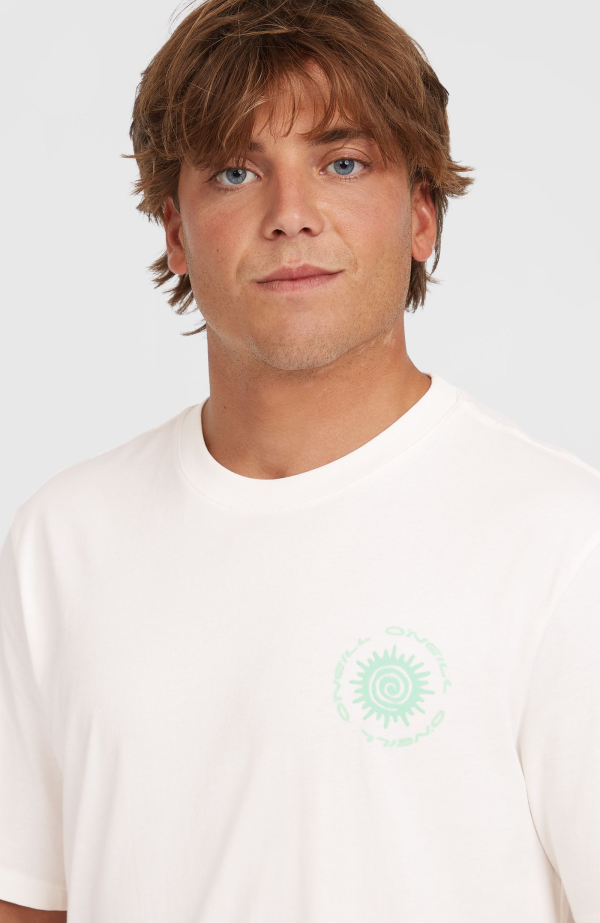 O'Neill Chest Print T-shirt - Snow White