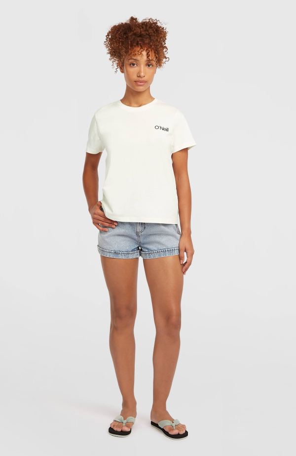 O'Neill Polygiene Cotton Graphic T-shirt - Snow White
