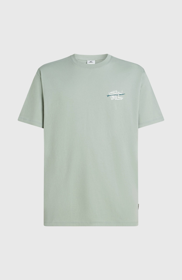 a5e7e56c-ffbb-478c-bd43-d8c14f632ba5 O'Neill Retro Back Print T-shirt - Marble Arch