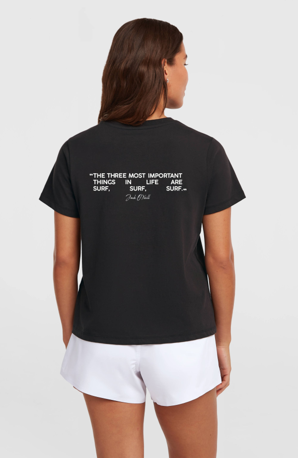 ad888b4a-24ba-419f-ab75-160b63777516 O'Neill Polygiene Cotton Graphic T-shirt - Black Out
