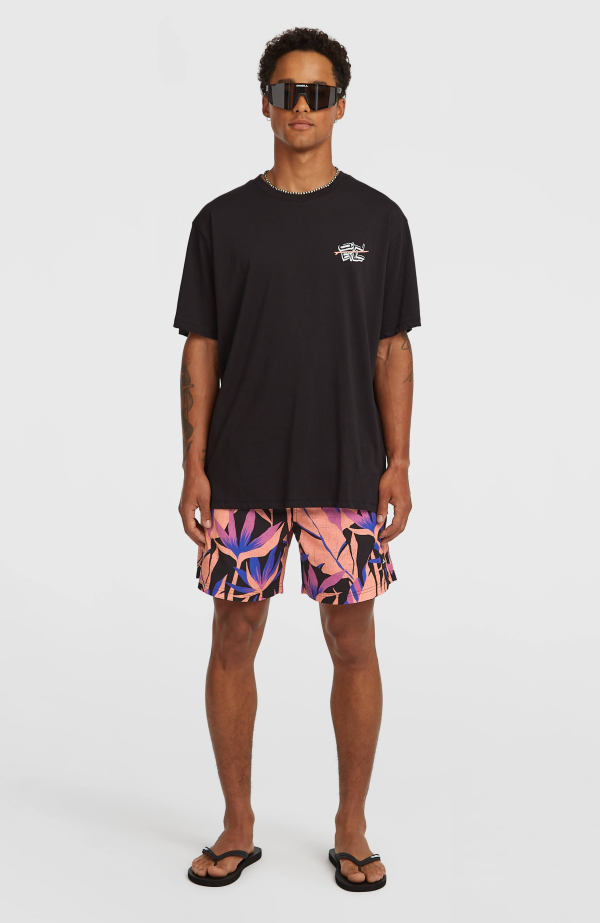O'Neill Retro Back Print T-shirt - Black Out