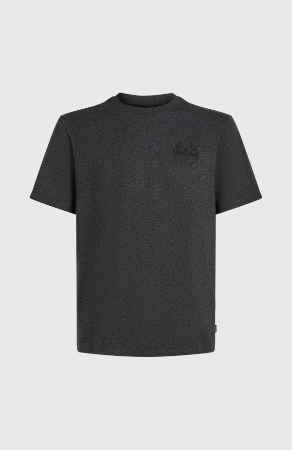 bb8a8659-af43-4aba-b9aa-495676efc88a O'Neill Back Print T-shirt - Black Out Melange