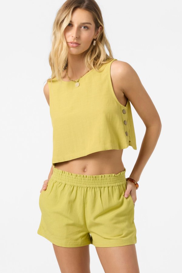 c2f158e2-f05a-4667-ab17-dbf8334c62e9 O'Neill Sanders Tank Top - Golden Green