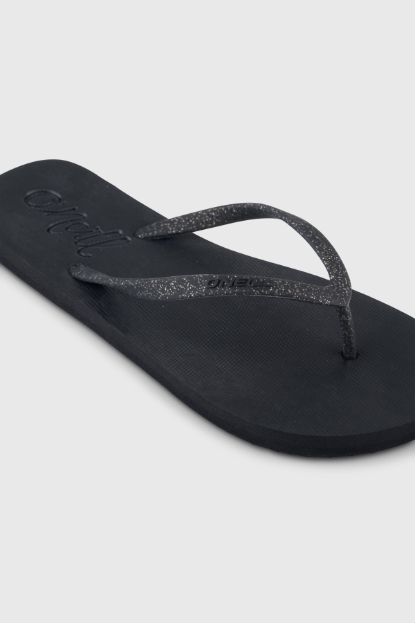 O'Neill Profile Glitter Sandals - Black Out