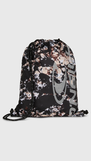 O'Neill Gym Sack - Black/Beige Quarry