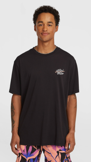 O'Neill Retro Back Print T-shirt - Black Out