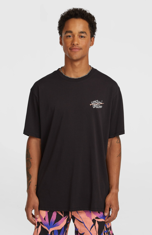 O'Neill Retro Back Print T-shirt - Black Out