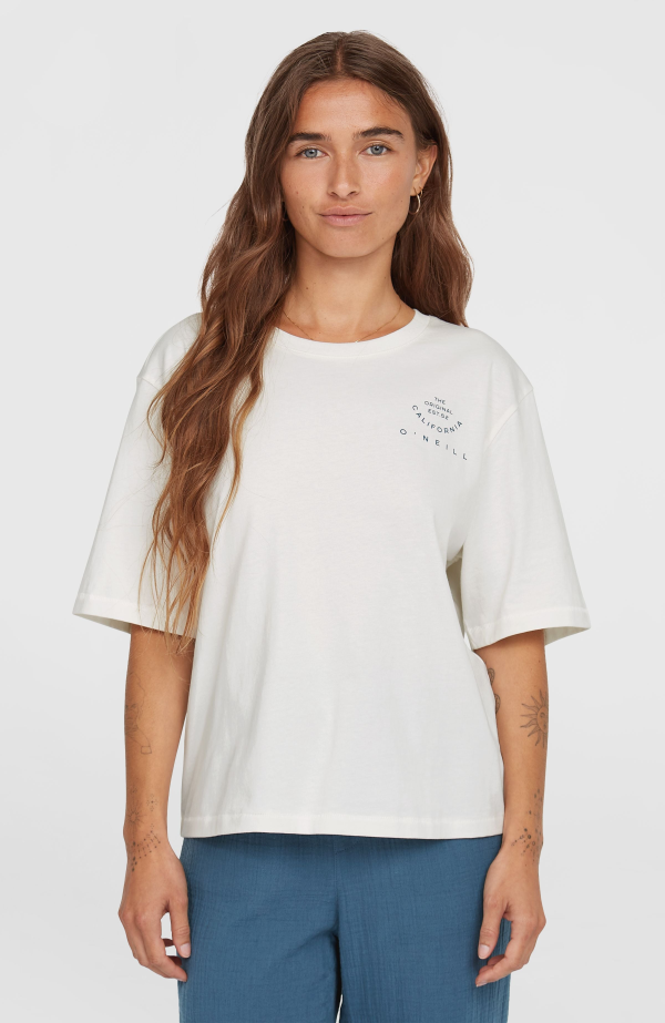 O'Neill Summer Musthaves Back Print T-shirt - Snow White