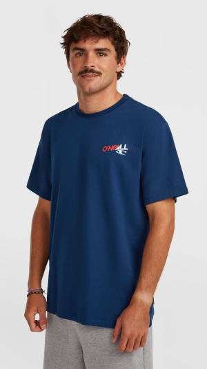 e596be38-cd0c-47e6-b747-53855f40ce7a O'Neill Essentials 90's Graphic T-shirt - English Evening