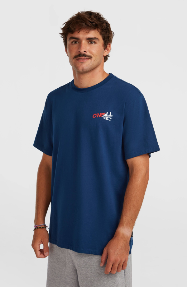 e596be38-cd0c-47e6-b747-53855f40ce7a O'Neill Essentials 90's Graphic T-shirt - English Evening