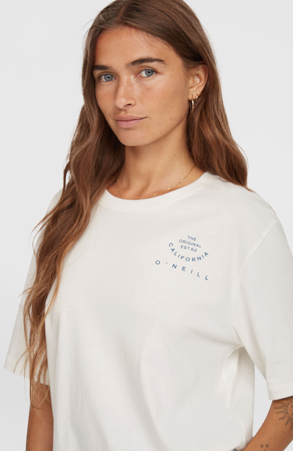 O'Neill Summer Musthaves Back Print T-shirt - Snow White