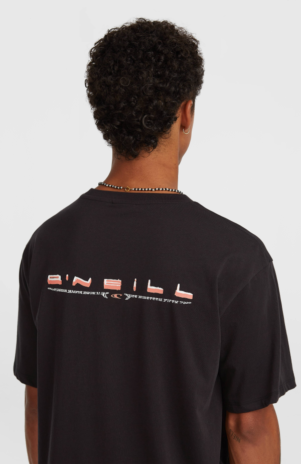 O'Neill Retro Back Print T-shirt - Black Out