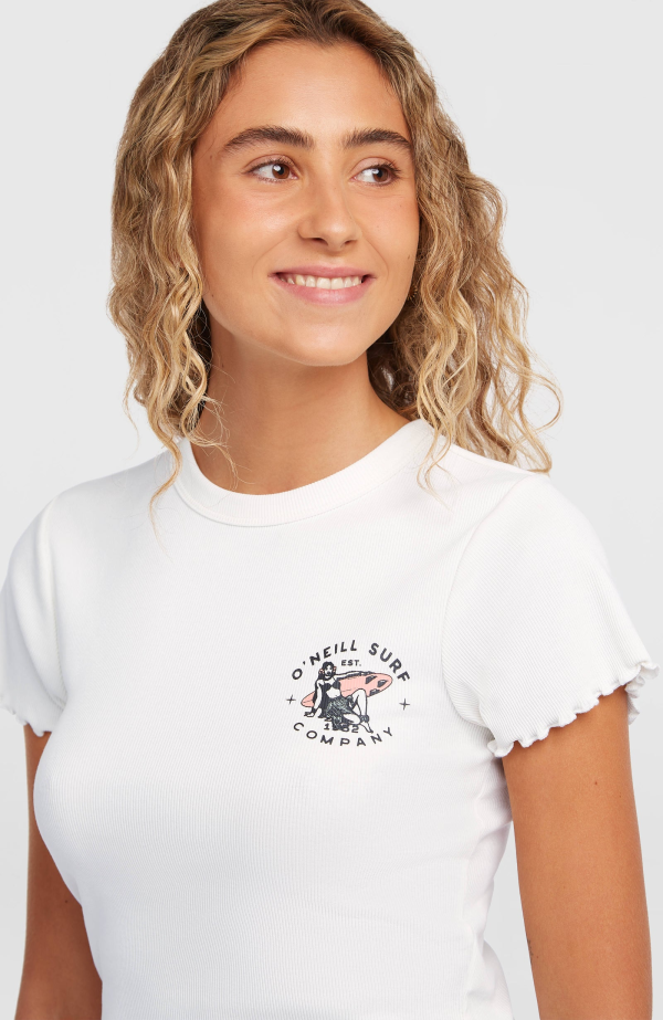 ede46c66-3238-47a5-9105-a1712dd85b5e O'Neill Rib T-shirt - Snow White