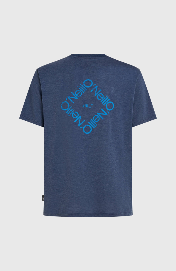 f914d611-f4bd-4d5b-83d6-fbf211a05ef2 O'Neill Hybrid Polygiene Back Print T-shirt - English Evening