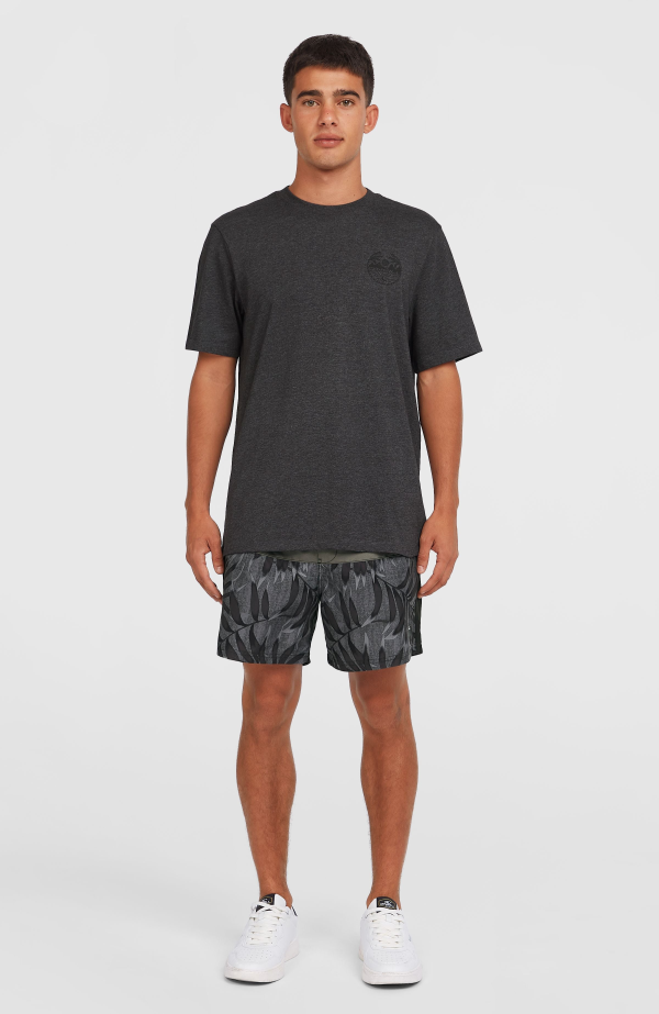 f977cc19-6799-4bdf-ad13-8ebbfca653e1 O'Neill Back Print T-shirt - Black Out Melange
