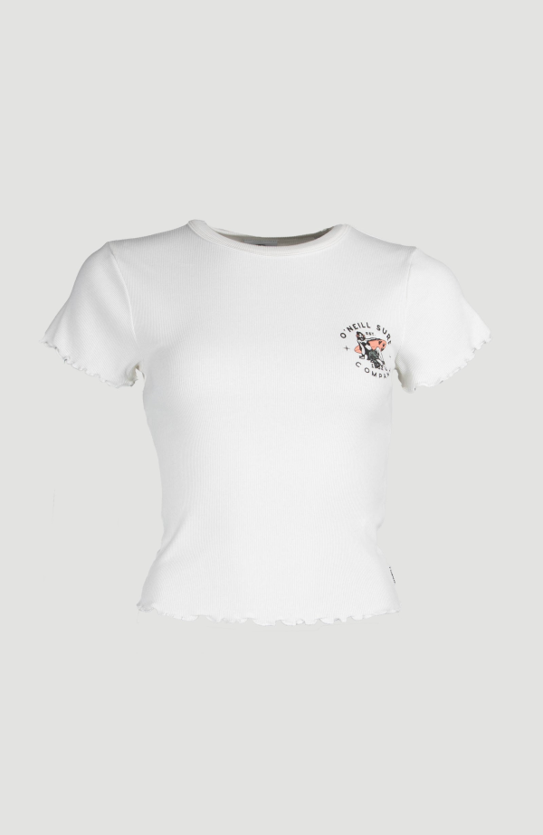 fc9af67c-92bf-416a-a462-15e210f8a134 O'Neill Rib T-shirt - Snow White